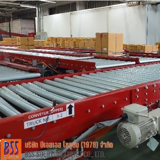 Roller Conveyor ลูกกลิ้ง - ออกแบบติดตั้งสายพานลำเลียง conveyor  ให้บริการตลอด 24 ชั่วโมง ทั้งในและต่างประเทศ